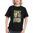 Teenage Mutant Ninja Turtles Retro Neon Comic Book Panels Graphic Youth