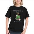 History Month Education Is Freedom Books Black Teacher Graphic Youth