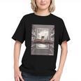 Totally Weird Tees Cat Library Book Reading Literary Graphic Youth