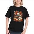Vintage Autumn Books Coffee Pumpkin Fall Reading Graphic Youth