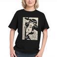 Vintage Vampire Bat Vampire Pin Up Girl Horror Comic Book Graphic Youth