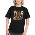 Wild About Reading Book Animal Children's Book Lover Teacher Graphic Youth