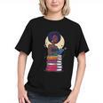 Woman And Books Stack Afro Girl Reading Lover Graphic Youth