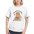 100 Days Of Chill Cute Capybara School Book Lover Graphic Youth