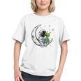 Astronaut Reading Book To Alien Moon Space Astronomy Graphic Youth