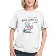 This Is My Book Character Costume I Pigeon Reading Tee Graphic Youth