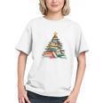 All Booked For Christmas Book Christmas Tree Lights Xmas Graphic Youth