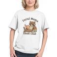 Bookish Feral Moms Book Club Raccoon Mother's Day Bookworm Graphic Youth