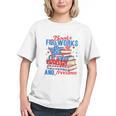 Books Fireworks And Freedom 4th Of July Book Lover Graphic Youth Books Fireworks And Freedom 4th Of July Book Lover Graphic Youth