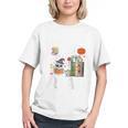Carve Out Time To Read Halloween Ghost Books Raglan Baseball Tee Graphic Youth