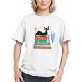 Cat And Books Retro Midcentury Mid Century Aesthetic Graphic Youth Cat And Books Retro Midcentury Mid Century Aesthetic Graphic Youth