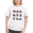 Cat Reading Books Lover Christmas Cat Lover Xmas Graphic Youth