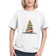 Christmas Tree Of Books Holiday Graphic Youth