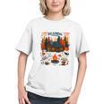 Cozy Reading Cabin Retreat Fall Bookish Autumn Cozy Reader Graphic Youth