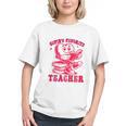 Cupid's Favorite Teacher Valentines Day Heart Book Lover Graphic Youth