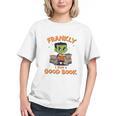 Cute Halloween Teacher Librarian Frankenstein Reading Books Graphic Youth