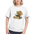 Dragon Bookworm Reading Book Graphic Graphic Youth