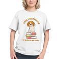 Easily Distracted By Beagles And Books Beagle Dog Graphic Youth