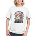 Easily Distracted By Books Read Goose Lover Bookworm Reading Graphic Youth