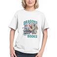 Easily Distracted By Dragons And Books Bookworm Graphic Youth Easily Distracted By Dragons And Books Bookworm Graphic Youth