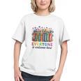 Everyone Is Welcome Here Floral Book LGBT Pride Equality Graphic Youth