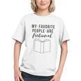 My Favorite People Are Fictional Book Reader Lover Graphic Youth