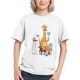 Giraffe Reading Tea Books Coffee Book Lover Graphic Graphic Youth