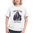 Good Girls Read Bad Books Sarcastic Skeleton Goth Skull Graphic Youth Good Girls Read Bad Books Sarcastic Skeleton Goth Skull Graphic Youth