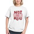 Hot Girls Read Book Lover Feminist Reader Premium Tri-Blend Graphic Youth