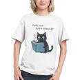Just One More Chapter Bookworm Cat Book Lover Graphic Youth