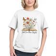 Just One More Chapter Open Book Flowers Graphic Youth