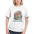 Leer ES Poder Cute Floral Spanish Teacher Book Reading Graphic Youth