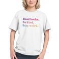 Read Books Be Kind Stay Weird Book Lover Premium Tri-Blend Graphic Youth Read Books Be Kind Stay Weird Book Lover Premium Tri-Blend Graphic Youth
