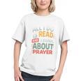 Read And Think About Prayer Faith & Book Lover Premium Graphic Youth Read And Think About Prayer Faith & Book Lover Premium Graphic Youth