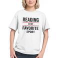 Reading Is My Favorite Sport Book Lover Quote Graphic Youth