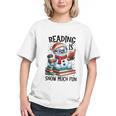 Reading Is Snow Much Fun Christmas Bookworm Snowman Reading Graphic Youth Reading Is Snow Much Fun Christmas Bookworm Snowman Reading Graphic Youth
