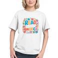 Reads Across Tee America Reading Teacher Books Reader Kids Graphic Youth