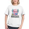 Readsolotl Cute Axolotl Reading Book Kawaii Pink Aesthetic Graphic Youth Readsolotl Cute Axolotl Reading Book Kawaii Pink Aesthetic Graphic Youth