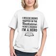 I Rescue Books Trapped In The Bookstore Sarcastic Graphic Youth I Rescue Books Trapped In The Bookstore Sarcastic Graphic Youth