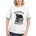 Salem Witch Book Club Bookish Halloween Cat Women Graphic Youth Salem Witch Book Club Bookish Halloween Cat Women Graphic Youth