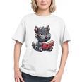 Scottish Terrier Reading a Book Dog Graphic Youth