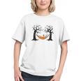 Skeleton Reading Book In Hammock Halloween Reader Graphic Youth