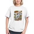 Softball Outfielder Best Traits Brave Retro Comic Book Art Premium Tri-Blend Graphic Youth