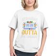 Straight Outta The Library Book Lover Men Women Premium Tri-Blend Graphic Youth