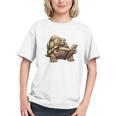 Sulcata Tortoise Reading A Book Graphic Youth Sulcata Tortoise Reading A Book Graphic Youth