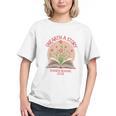 Unearth a Story 2026 Summer Reading Program Flowers Book Premium Tri-Blend Graphic Youth