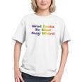 Women's Read Books Be Kind Stay Weird Book Lover Rainbow Graphic Youth