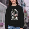 1986 Chapter Forty 40th Birthday Wildflower Book 40 Year Old Youth Crewneck Sweatshirt