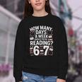 67 For Reading With Books Youth Crewneck Sweatshirt