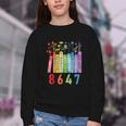 8647 Equal Rights Book Flower Trump Women Rights Feminist Youth Crewneck Sweatshirt 8647 Equal Rights Book Flower Trump Women Rights Feminist Youth Crewneck Sweatshirt